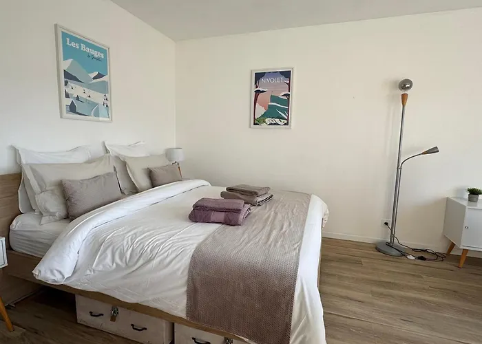 Moderne Et Cosy Avec Loggia, Vue Montagnes, Internet - Fr-1-555-114 * Aix-les-Bains