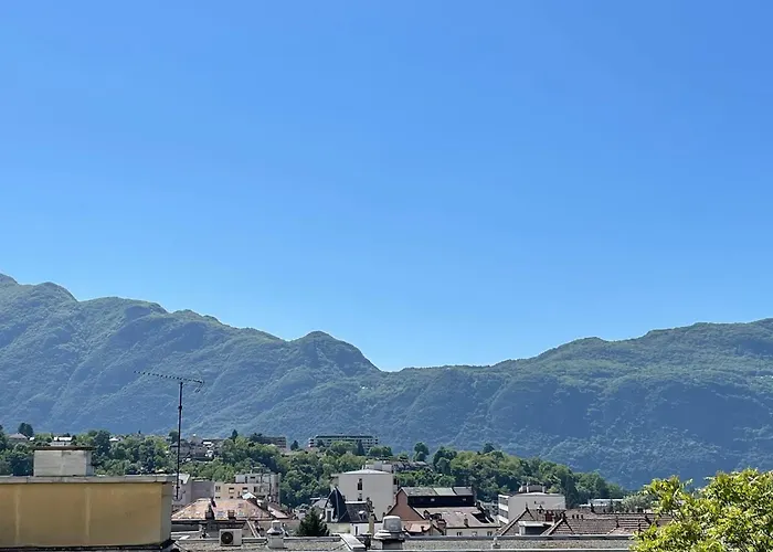 Moderne Et Cosy Avec Loggia, Vue Montagnes, Internet - Fr-1-555-114 * Aix-les-Bains